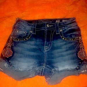 Miss me size 25 high rise shorts